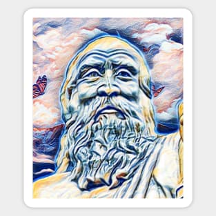 Diogenes Portrait | Diogenes Artwork 12 Sticker